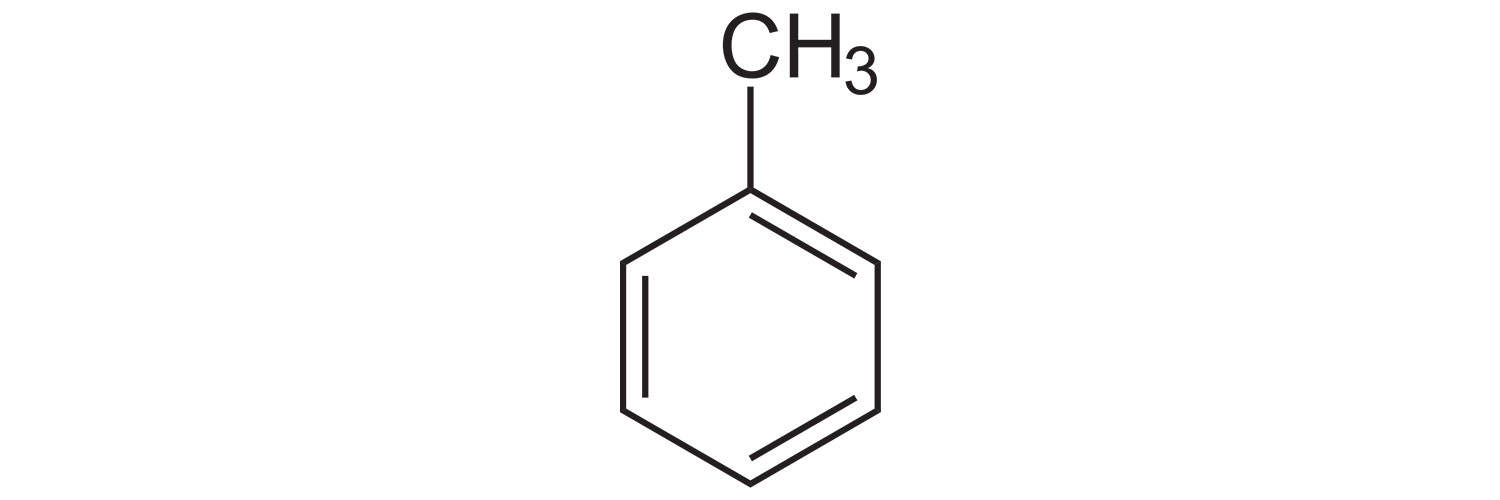  ساختار شیمیایی تولوئن (Toluene)