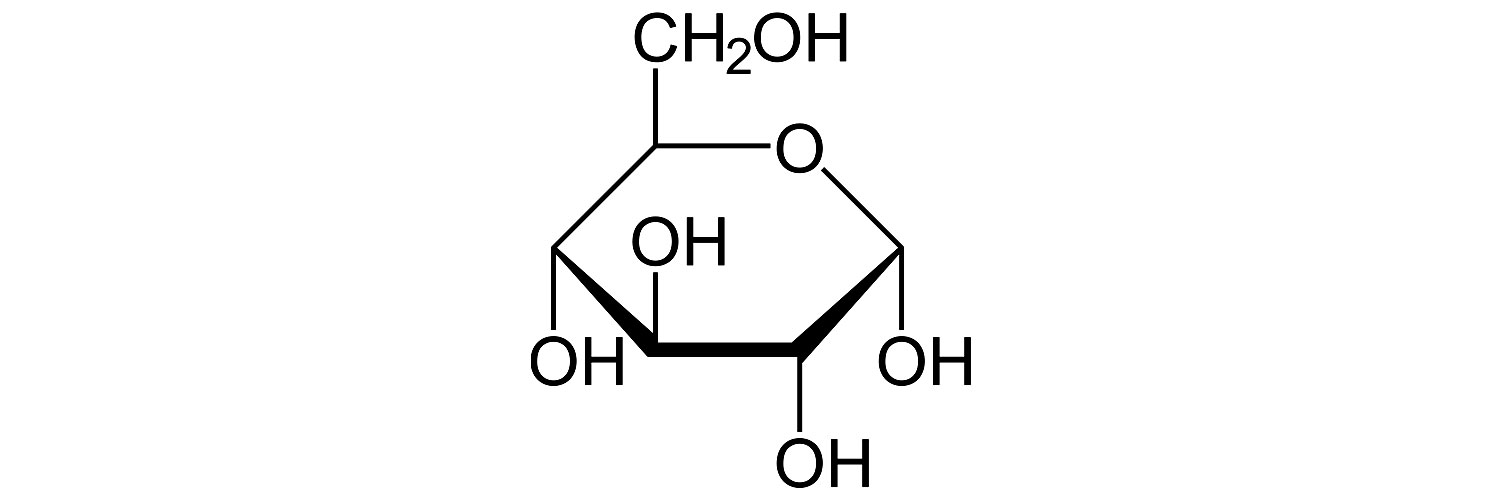 ساختار شیمیایی گلوکز آزمایشگاهی (Glucose)	