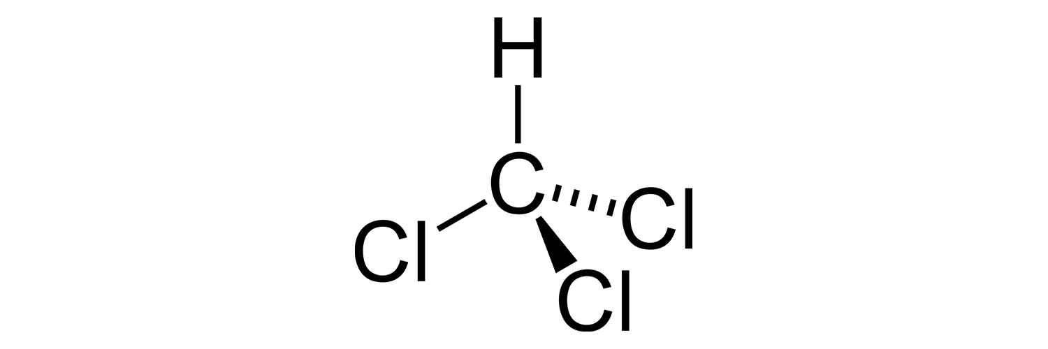 ساختار شیمیایی کلروفرم (Chloroform)	