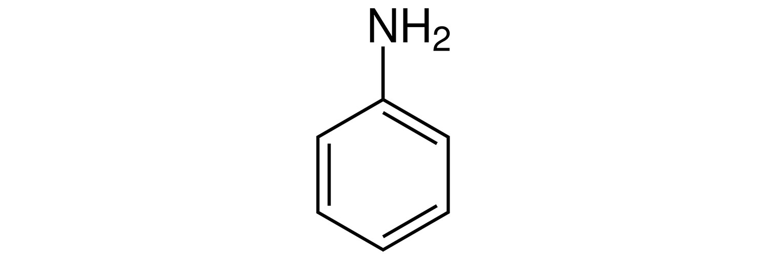 ساختار شیمیایی آنیلین (Aniline)	