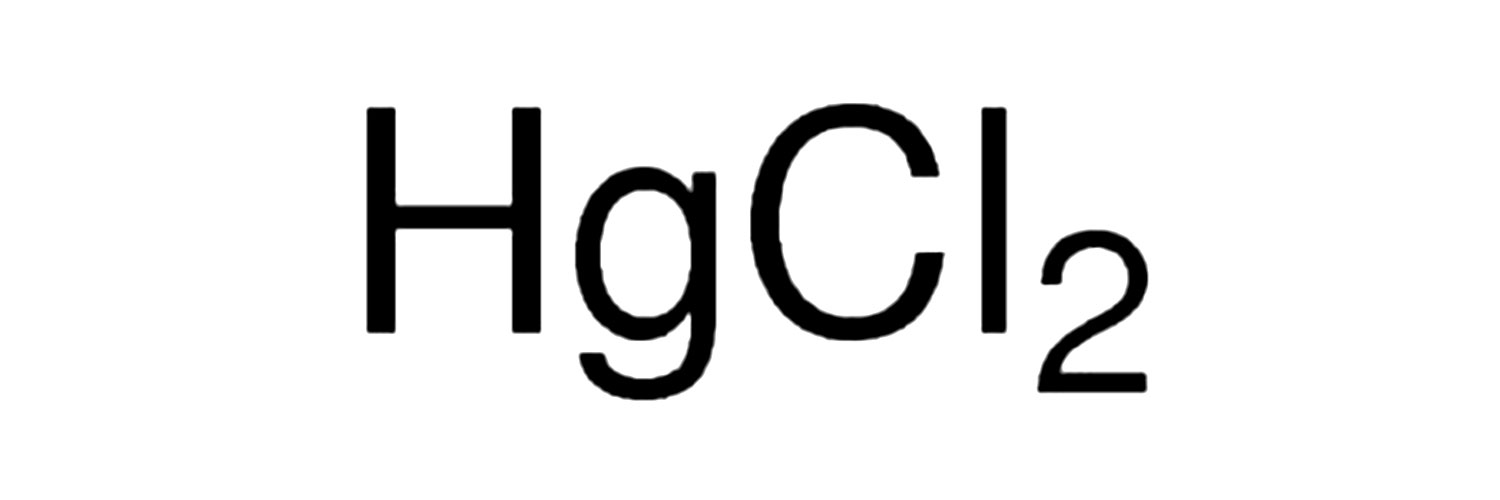 ساختار شیمیایی کلرید جیوه (Mercury(II) chloride)	