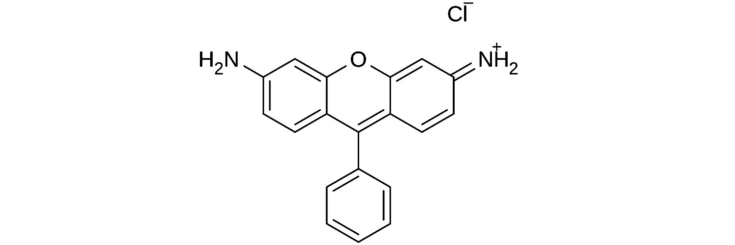 ساختار شیمیایی رودامین (Rhodamine)