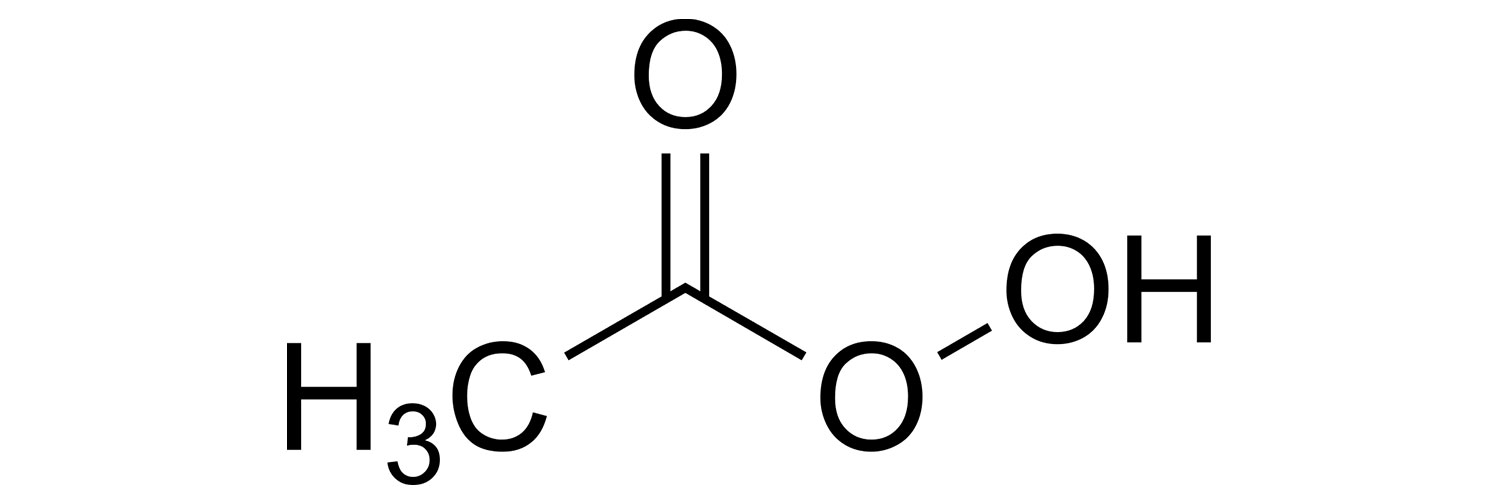 ساختار شیمیایی پراستیک اسید (Peracetic Acid)	