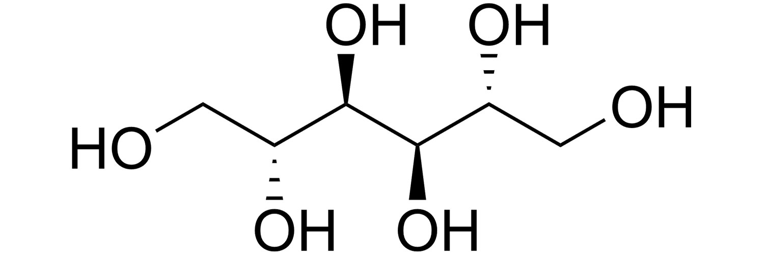 ساختار شیمیایی مانیتول (Mannitol)	