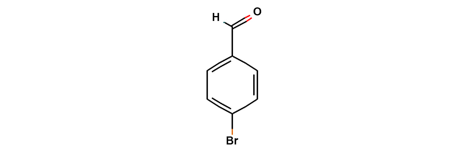 ساختار شیمیایی برومو بنزالدهید 4 (4-Bromobenzaldehyde)