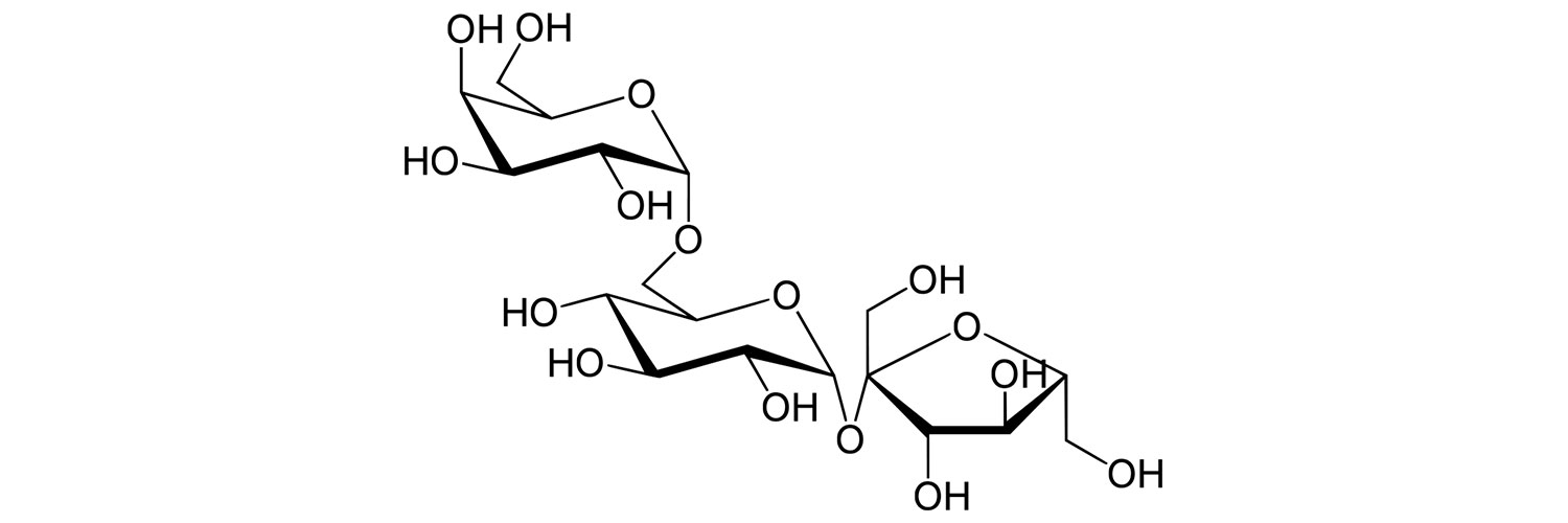 ساختار شیمیایی تترا هیدرو فوران (Raffinose pentahydrate)