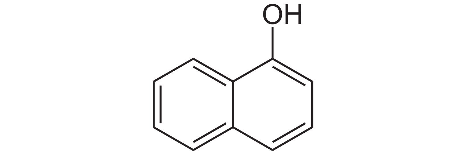 ساختار شیمیایی 1-نفتول (1-Naphthol)