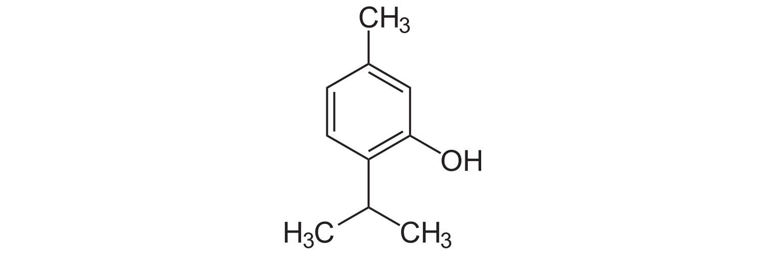 ساختار شیمیایی تیمول (Thymol)