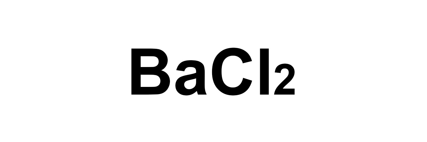 ساختار خطی پتاسیم کلراید (BaCl2) (Barium chloride)