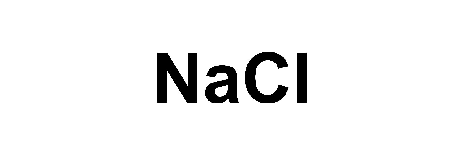 ساختار خطی سدیم کلراید (NaCl) (Sodium chloride)